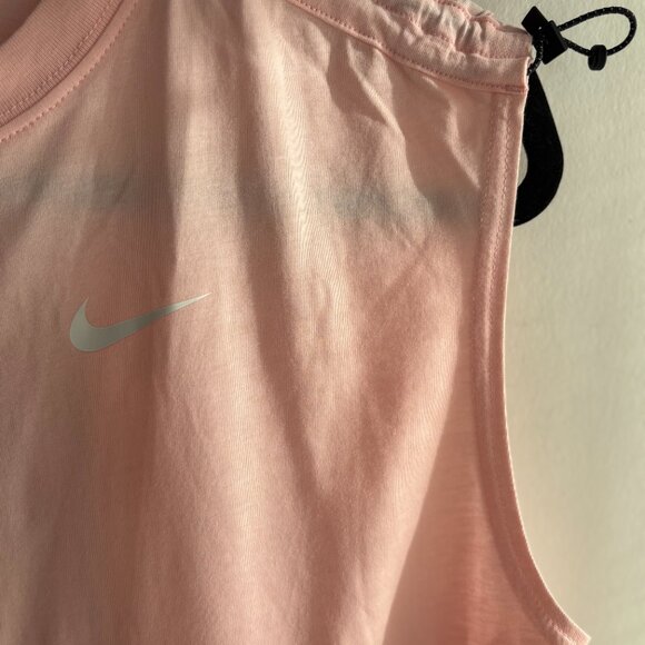 BNWT Nike Dri-FIT Women's Loose Fit Training Tank Top Size S Pink - Picture 6 of 9